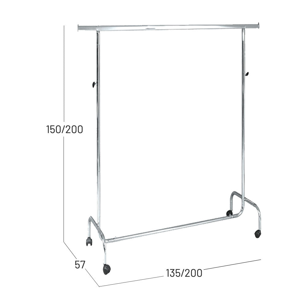 369/80 Stender appendiabiti industriale 150cm